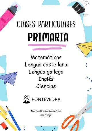 Clases particulares de primaria