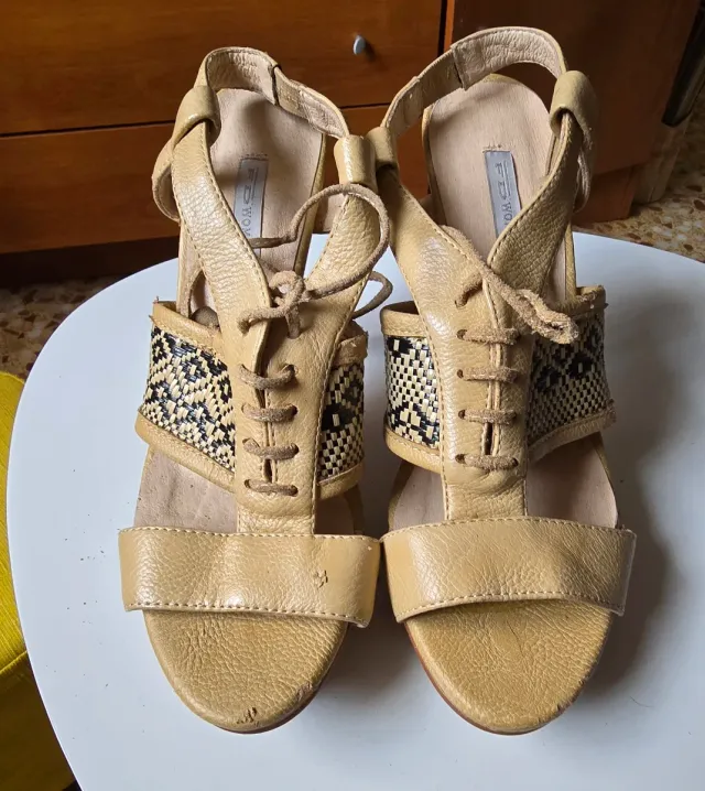 Sandalias FD Woman Talla 39 Beige
