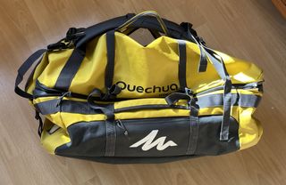 Petate Quechua 120L Amarillo/Gris