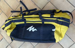 Petate Quechua 120L Amarillo/Gris