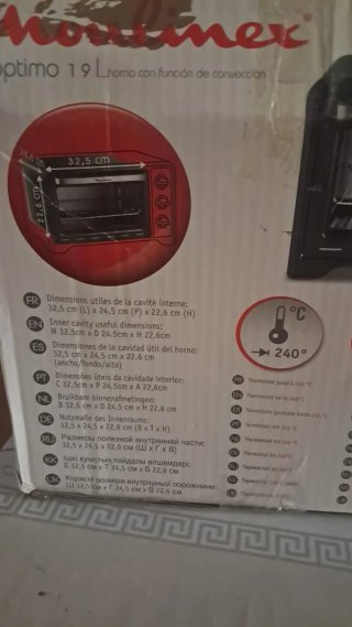 Horno Moulinex Optimo 19L