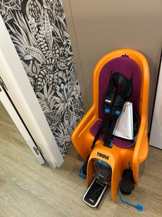 Silla bici Thule infantil naranja