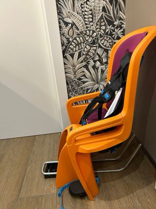 Silla bici Thule infantil naranja