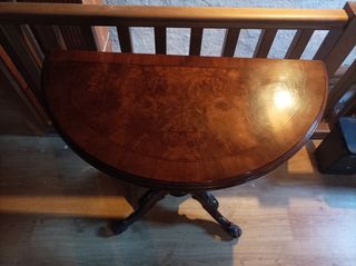 Mesa antigua caoba extensible