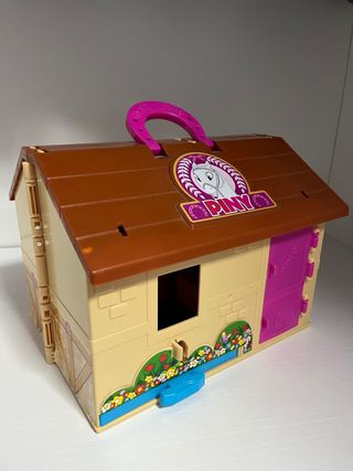 Casa de muñecas Hipica con caballo