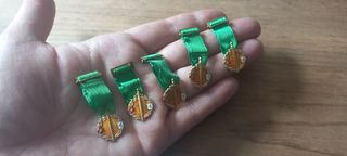 Lote 5 mini medallas Excombatientes León