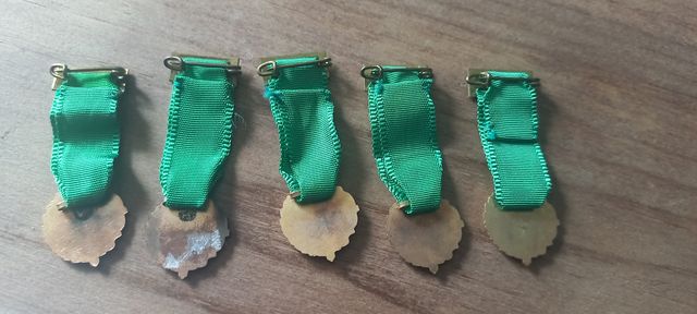 Lote 5 mini medallas Excombatientes León