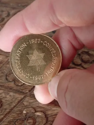Medalla Conmemorativa Canadá 1867-1967.
