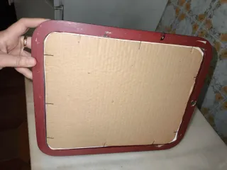 Set 2 Marcos Marrones Redondeados 34x28cm