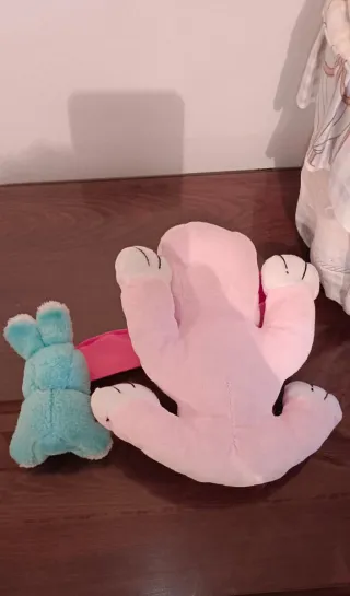 Peluche Perrito suave. Regalo cesto almacenaje