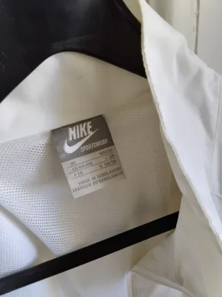 Cortavientos Nike Blanco