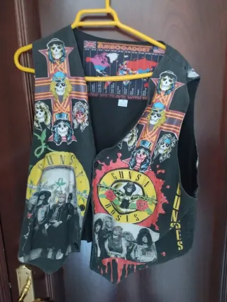 Chaleco Vintage Guns N' Roses Hard Rock