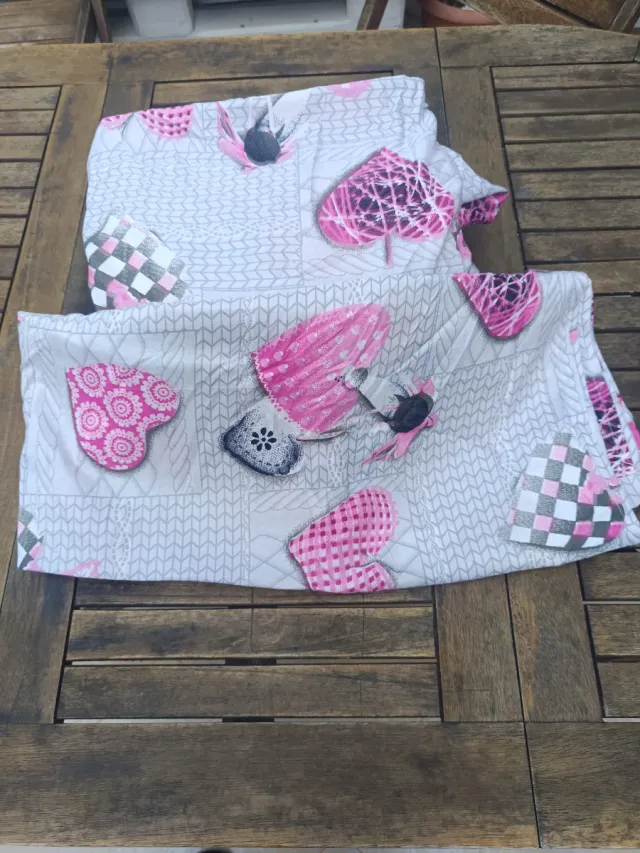 Funda Nórdica Cama 90 Corazones Rosa