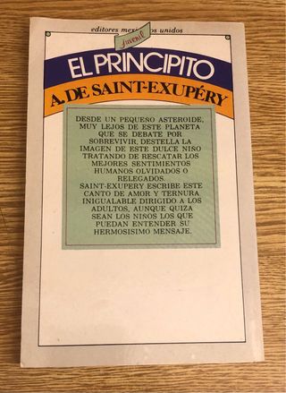 El Principito / Antoine de Saint-Exupéry