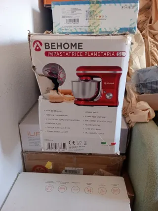 Amasadora Behome Planetaria 5L Roja