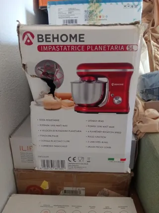 Amasadora Behome Planetaria 5L Roja