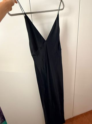 Vestido de fiesta negro Kate Moss para Zara