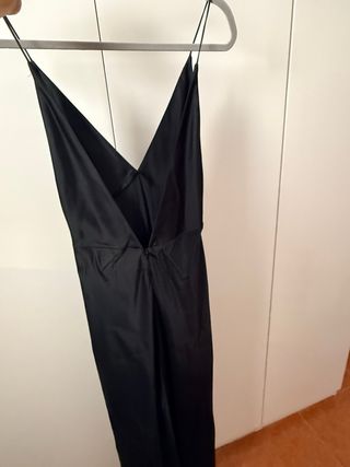 Vestido de fiesta negro Kate Moss para Zara