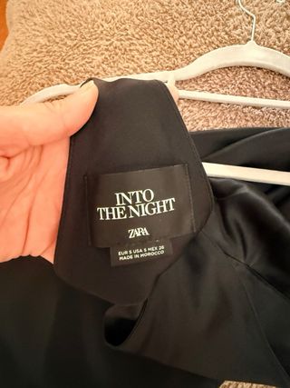 Vestido de fiesta negro Kate Moss para Zara