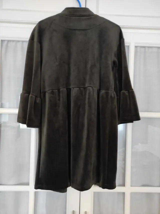 Abrigo imitación terciopelo talla 40