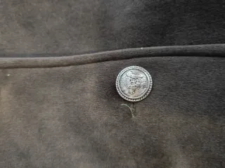 Abrigo imitación terciopelo talla 40