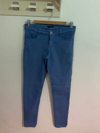 Pantalón azul mujer