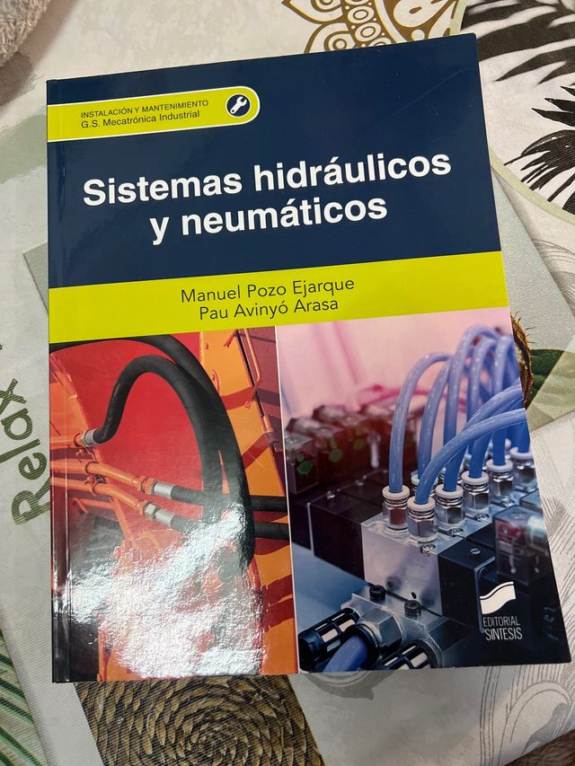 libro, sistemas hidráulicos y neumáticos