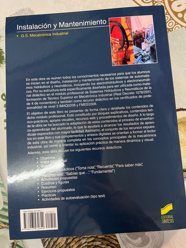 libro, sistemas hidráulicos y neumáticos