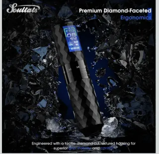 Kit Máquina Tatuar Soultats Completo Negro