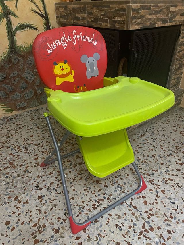 Trona infantil plegable Jungle Friends