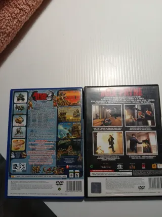 2 Videojuegos PS2: Metal Slug 3 y Max Payne