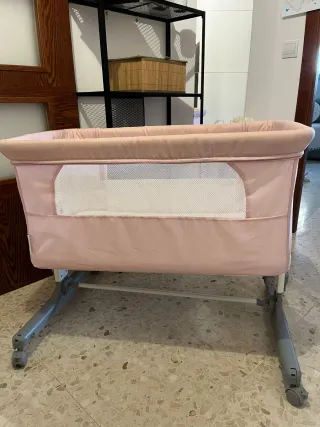 Minicuna de colecho Calm Rosa