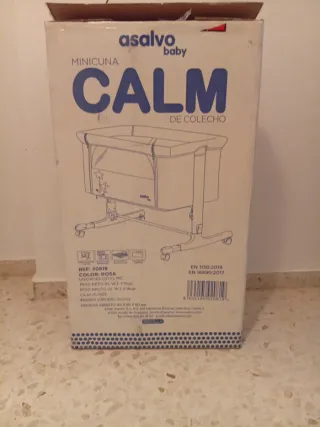 Minicuna de colecho Calm Rosa