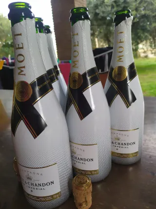 6 Bottiglie Vuote Moët & Chandon Ice