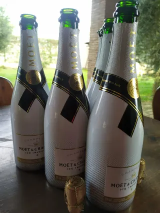 6 Bottiglie Vuote Moët & Chandon Ice