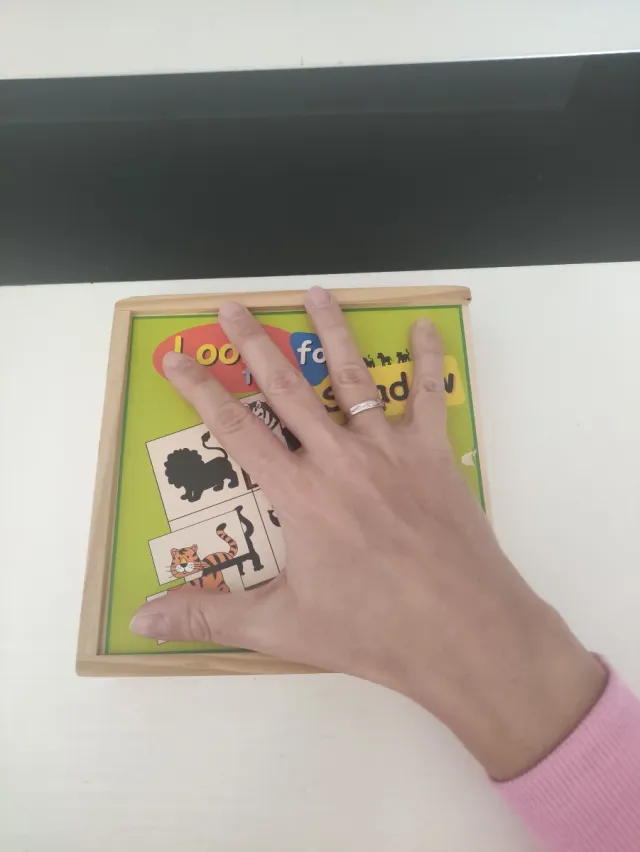 Juego de mesa de sombras de animales