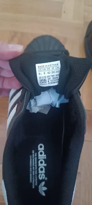 Adidas Superstar Talla 42 Negro