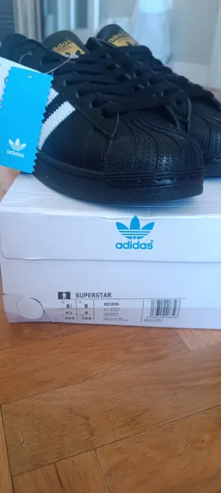 Adidas Superstar Talla 42 Negro