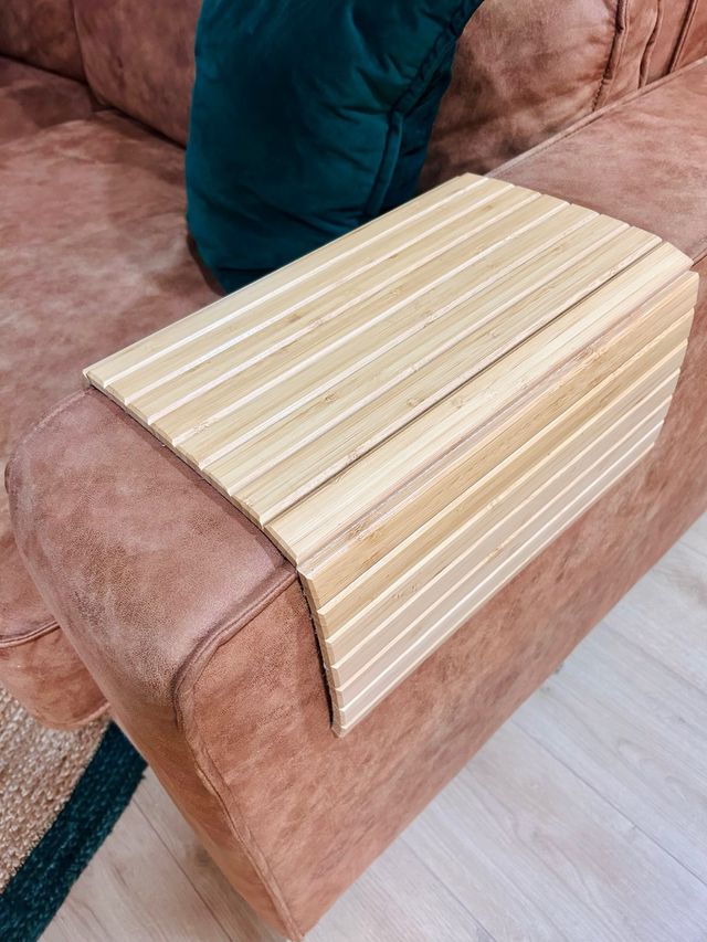 2 Bandejas para sofá de bambu