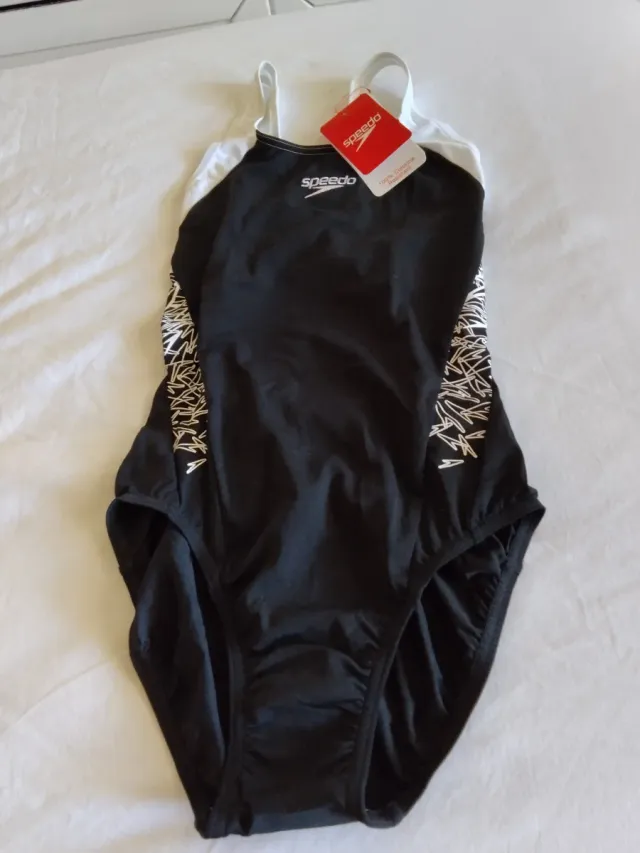 Bañador Speedo Negro y Blanco
