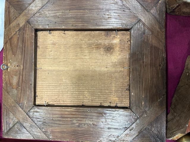 Pintura antigua al óleo