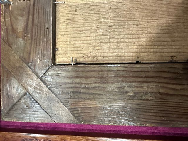 Pintura antigua al óleo