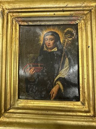 Pintura antigua al óleo