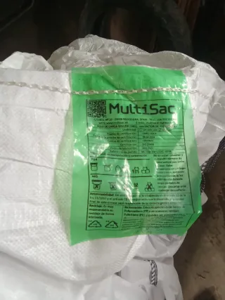 Saco de obra resistente y grande 1000 kg de carga