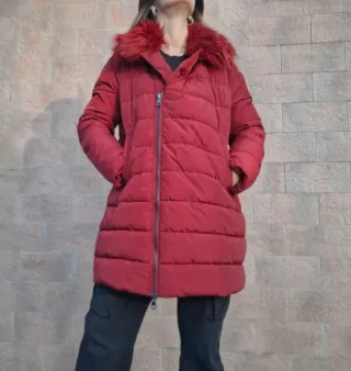 Piumino lungo Conbipel bordeaux