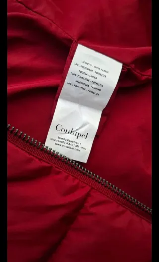 Piumino lungo Conbipel bordeaux