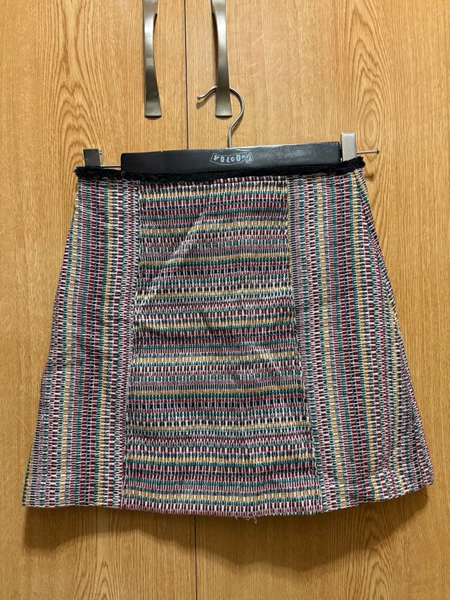 Falda Tweed Talla 34 Mango