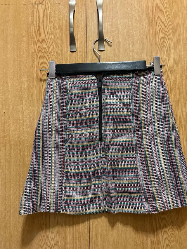 Falda Tweed Talla 34 Mango