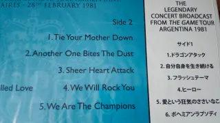 Queen - The Game Tour 1981 Vinilo