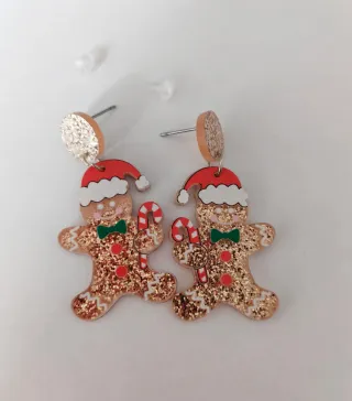 Pendientes Jengibre Navideños